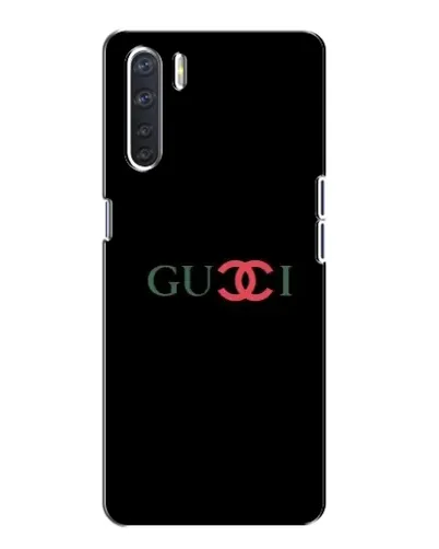 Чохол для OPPO A91 з картинкою «Gucci — червоний градієнт»
