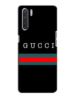 Чохол для OPPO A91 з картинкою «Gucci — червоний пояс» Чохол для OPPO A91 з картинкою «Gucci — червоний пояс»