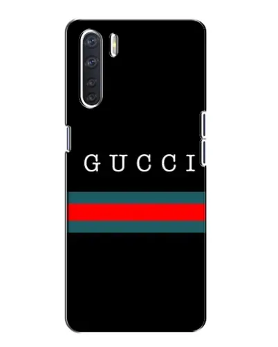 Чохол для OPPO A91 з картинкою «Gucci — червоний пояс»