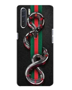 Чохол для OPPO A91 з картинкою «Gucci — змія на смузі» Чохол для OPPO A91 з картинкою «Gucci — змія на смузі»