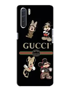 Чохол для OPPO A91 з картинкою «Gucci — герої Disney та монограма» Чохол для OPPO A91 з картинкою «Gucci — герої Disney та монограма»