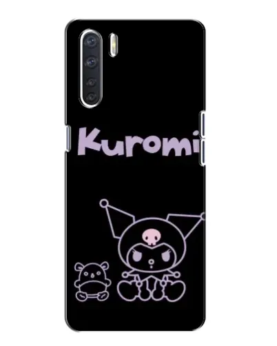 Чохол для OPPO A91 з картинкою «Kuromi — чорний мінімалізм» Чохол для OPPO A91 з картинкою «Kuromi — чорний мінімалізм»