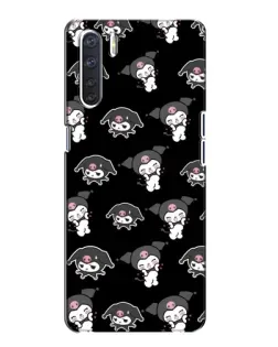 Чохол для OPPO A91 з картинкою «Чорний паттерн Kuromi» Чохол для OPPO A91 з картинкою «Чорний паттерн Kuromi»