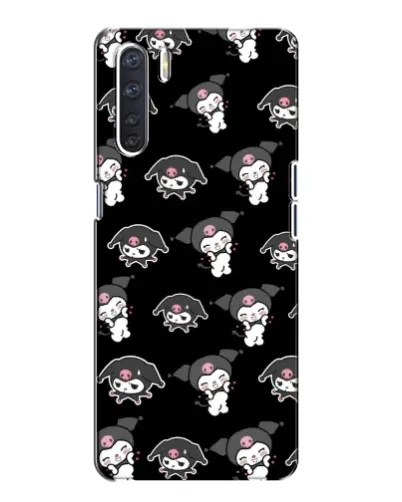 Чохол для OPPO A91 з картинкою «Чорний паттерн Kuromi» Чохол для OPPO A91 з картинкою «Чорний паттерн Kuromi»