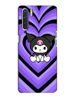 Чохол для OPPO A91 з картинкою «Kuromi та фіолетові серця» Чохол для OPPO A91 з картинкою «Kuromi та фіолетові серця»