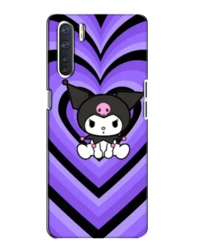 Чохол для OPPO A91 з картинкою «Kuromi та фіолетові серця» Чохол для OPPO A91 з картинкою «Kuromi та фіолетові серця»