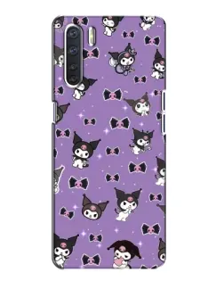 Чохол для OPPO A91 з картинкою «Kuromi — патерн» Чохол для OPPO A91 з картинкою «Kuromi — патерн»