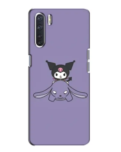 Чохол для OPPO A91 з картинкою «Kuromi на ліловому фоні» Чохол для OPPO A91 з картинкою «Kuromi на ліловому фоні»