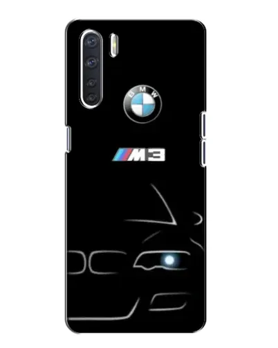 Чохол для OPPO A91 з картинкою «Мінімалістичний принт BMW M3»