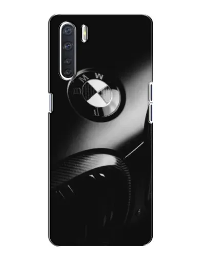 Чохол для OPPO A91 з картинкою «Емблема BMW — макро»
