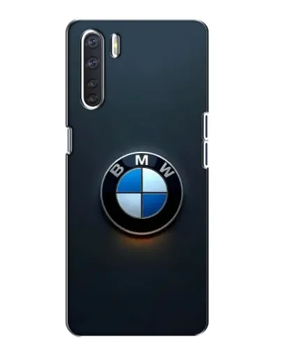 Чохол для OPPO A91 з картинкою «Логотип BMW — мінімалізм»