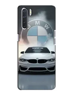 Чохол для OPPO A91 з картинкою «BMW в білому диму» Чохол для OPPO A91 з картинкою «BMW в білому диму»