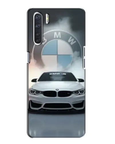 Чохол для OPPO A91 з картинкою «BMW в білому диму» Чохол для OPPO A91 з картинкою «BMW в білому диму»