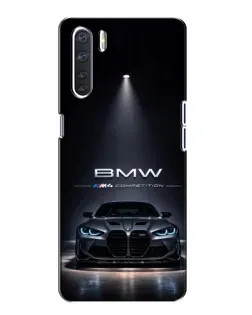 Чохол для OPPO A91 з картинкою «BMW крізь нічне місто» Чохол для OPPO A91 з картинкою «BMW крізь нічне місто»