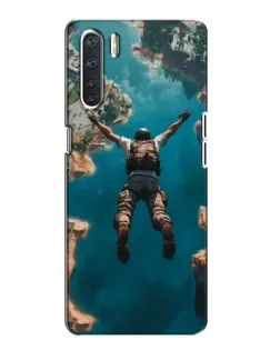 Чохол для OPPO A91 з картинкою «PUBG — вільне падіння»