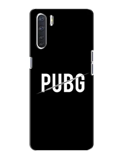 Чохол для OPPO A91 з картинкою «PUBG — білий логотип» Чохол для OPPO A91 з картинкою «PUBG — білий логотип»