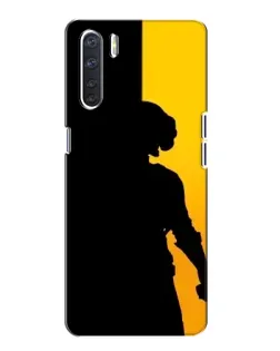 Чохол для OPPO A91 з картинкою «Тінь воїна PUBG»