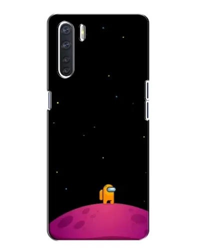 Чохол для OPPO A91 з картинкою «Самотній герой на планеті»