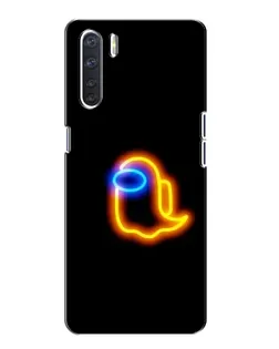 Чохол для OPPO A91 з картинкою «Among Us неонове сяйво» Чохол для OPPO A91 з картинкою «Among Us неонове сяйво»