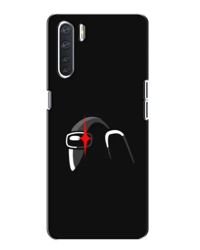 Чохол для OPPO A91 з картинкою «Among Us шолом»