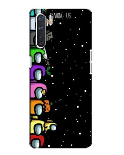 Чохол для OPPO A91 з картинкою «Команда Among Us»