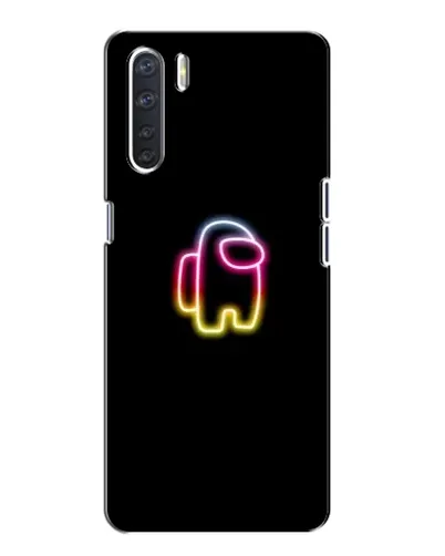 Чохол для OPPO A91 з картинкою «Among Us градієнт»