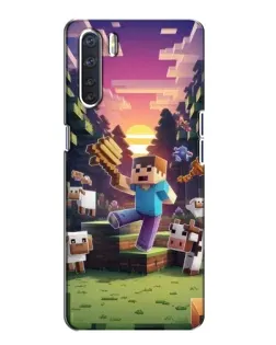 Чохол для OPPO A91 з картинкою «Стів на фермі» Чохол для OPPO A91 з картинкою «Стів на фермі»