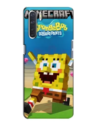 Чохол для OPPO A91 з картинкою «Губка Боб Minecraft» Чохол для OPPO A91 з картинкою «Губка Боб Minecraft»