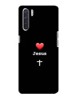 Чохол для OPPO A91 з картинкою «Серце - Jesus» Чохол для OPPO A91 з картинкою «Серце - Jesus»