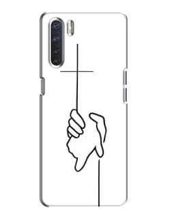Чохол для OPPO A91 з картинкою «Рука тримає» Чохол для OPPO A91 з картинкою «Рука тримає»