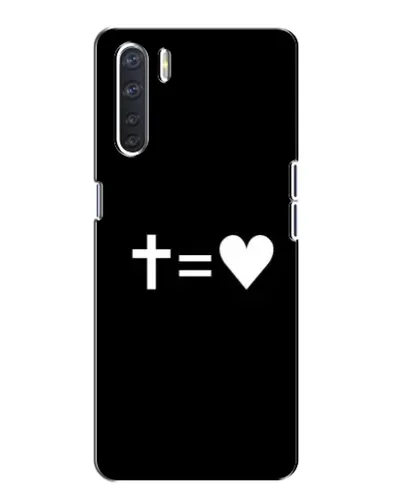 Чохол для OPPO A91 з картинкою «Хрест та Серце» Чохол для OPPO A91 з картинкою «Хрест та Серце»