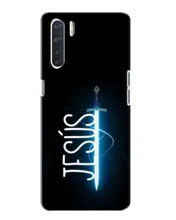 Чохол для OPPO A91 з картинкою «Меч Духа Jesus»