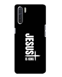 Чохол для OPPO A91 з картинкою «Вертикаль віри Jesus»