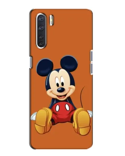 Чехол для OPPO A91 с картинкой «Микки отдыхает»