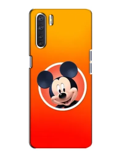 Чехол для OPPO A91 с картинкой «Mickey в круге»