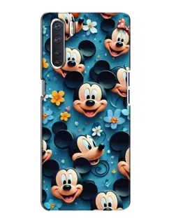 Чехол для OPPO A91 с картинкой «Паттерн Микки и Минни» Чехол для OPPO A91 с картинкой «Паттерн Микки и Минни»