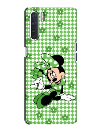 Чехол для OPPO A91 с картинкой «Mickey в клетку»