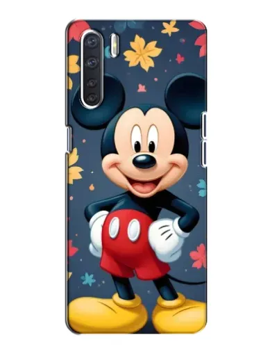 Чехол для OPPO A91 с картинкой «Осенний Mickey Mouse»