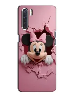 Чехол для OPPO A91 с картинкой «Минни сквозь стену» Чехол для OPPO A91 с картинкой «Минни сквозь стену»