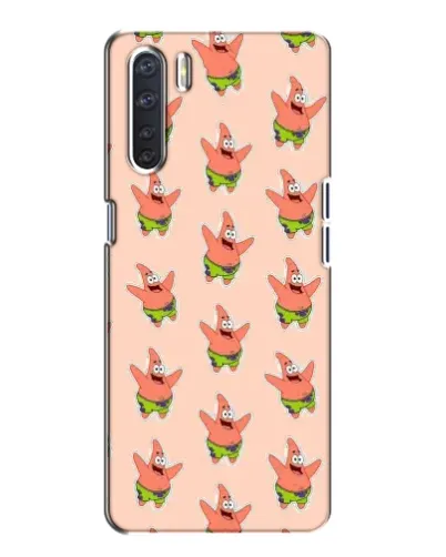 Чохол для OPPO A91 з картинкою «Патрік Стар паттерн»