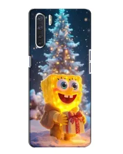 Чохол для OPPO A91 з картинкою «Різдвяний Спанч Боб» Чохол для OPPO A91 з картинкою «Різдвяний Спанч Боб»