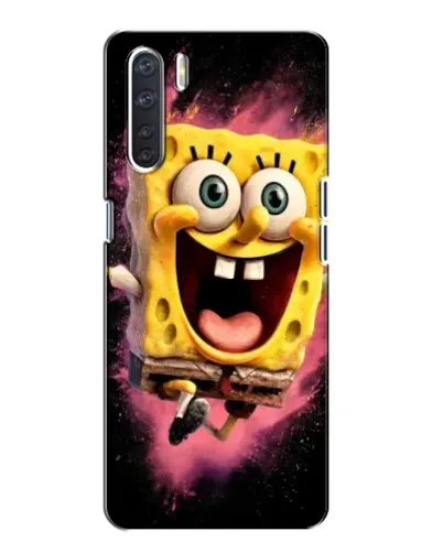 Чохол для OPPO A91 з картинкою «Вибуховий Спанч Боб»