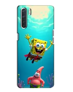 Чохол для OPPO A91 з картинкою «Спанч Боб під водою» Чохол для OPPO A91 з картинкою «Спанч Боб під водою»