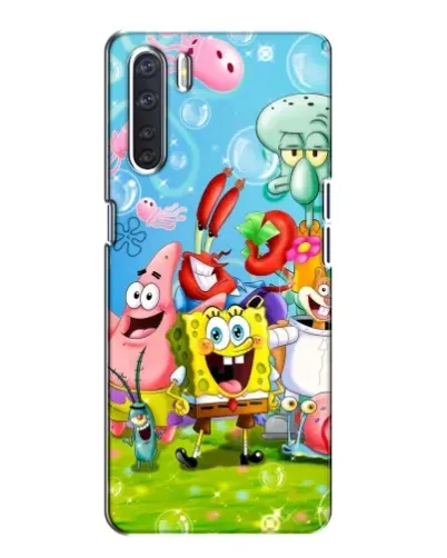 Чохол для OPPO A91 з картинкою «Губка Боб та друзі» Чохол для OPPO A91 з картинкою «Губка Боб та друзі»