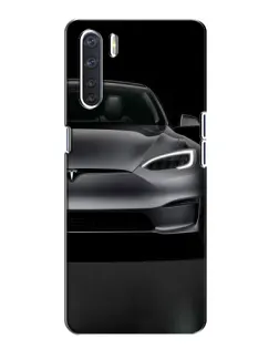 Чохол для OPPO A91 з картинкою «Tesla Model S Look»