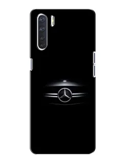 Чохол для OPPO A91 з картинкою «Mercedes — абстрактні лінії»