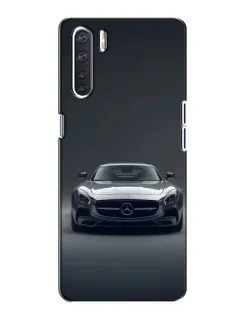 Чохол для OPPO A91 з картинкою «Mercedes на чорному»