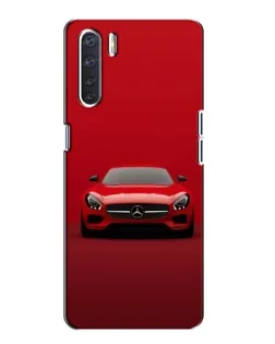 Чохол для OPPO A91 з картинкою «Червоний Mercedes AMG»
