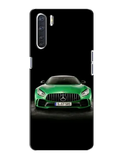 Чохол для OPPO A91 з картинкою «Mercedes — неоновий лого» Чохол для OPPO A91 з картинкою «Mercedes — неоновий лого»