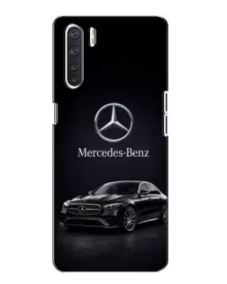 Чохол для OPPO A91 з картинкою «Mercedes — решітка радіатора»